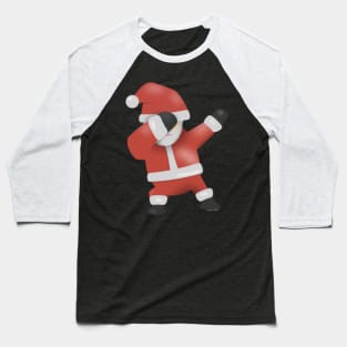 Dabbing Shirt Funny Dabbing Santa Christmas Shirt Baseball T-Shirt